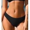 imageCUPSHE Womens Swimsuit Bikini Bottom Low Rise Bathing SuitBlack