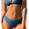 imageCUPSHE Womens Swimsuit Bikini Bottom Low Rise Bathing SuitSteel Blue