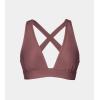 imageCUPSHE Womens Bikini Top V Neck Triangle Top Wide Straps Cross Back Lace upPale Mauve