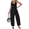 imageCUPSHE One Piece Jumpsuits for Women Dressy Casual Sleeveless Summer Outfits Rompers Comfy Jumpers Beach Vacation Summer Overalls