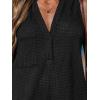 imageCUPSHE Women Swimsuit Cover Up Sleeveless Waffle Knit Summer Mini Beach Coverup DressBlack