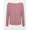 imageCUPSHE Women Long Sleeve Off The Shoulder Knitted Tops Casual Loose Fit Solid BlousesPink