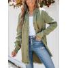 imageCUPSHE Womens Denim Shirt Dress Long Sleeve Button Down Casual Loose Jean Dresses with PocketsOlive