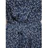 imageCUPSHE Womens Romper Tropical Flutter Sleeve Boho Overall V Neck Wide Leg Outfit Casual BeachPolka Dots