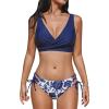 Navy Blue/Floral