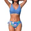 Periwinkle Blue/Floral