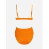 imageCUPSHE Womens Bikini Set Two Piece Swimsuit High Waisted Scoop Neck SwimwearOrange