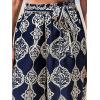 imageCUPSHE Womens Cover up Boho Floral Print Sarong Pants High Waist Wrap CoverUp PantBlackwhite