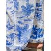 imageCUPSHE Womens Cover up Boho Floral Print Sarong Pants High Waist Wrap CoverUp PantBlue