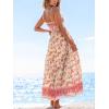 imageCUPSHE Womens Maxi Dress Ditsy Floral Smocked Summer Sundress Sleeveless Ruffled Spaghetti Straps Long Beach Formal DressYellow Floral