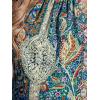 imageCUPSHE Womens Boho Mini Dress Halter Sleeveless Paisley Self Tie Back Summer Casual Beach DressBlue Paisley