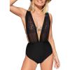 imageCUPSHE Womens One Piece Swimsuit Halter Plunging Neck Bathing Suit Wide Straps Underwire Ruched Back HookBlackLeopard