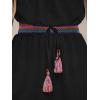 imageCUPSHE Women Swimsuit Coverup Strapless Tube Beach Cover Up Romper Smocked Swimwear CoverupsBlack