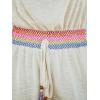 imageCUPSHE Women Swimsuit Coverup Strapless Tube Beach Cover Up Romper Smocked Swimwear CoverupsKhaki