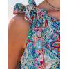 imageCUPSHE Womens Jumpsuits Sleeveless Floral One Shoulder Wide Leg Long Pants 2025 Trendy Travel Outfit PocketBlue Print