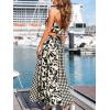 imageCUPSHE Womens Maxi Dress Floral Print Twisted V Neck Sleeveless Long Dress Summer Casual DressBlack Paisley