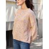 imageCUPSHE Womens Pullover Sweater Rainbow Pom Ribbed Knit Long Sleeve Fall Colorful Jumper TopsPink