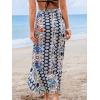 imageCUPSHE Womens Sarong Cover Up Chiffon Swimwear Wrap Skirt Self Tie Ruffle Beach Cover UpsPaisley