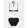imageCUPSHE Womens Bikini Sets Two Piece Bathing Suit High Waisted V Neck Double Adjustable Straps Haler Underwire SwimwearBlackFloral