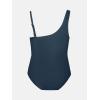 imageCUPSHE Womens Plus Size Swimsuit One Piece Bathing Suit Mesh Removable Straps SwimwearCyanBlackBlue