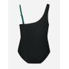 imageCUPSHE Womens Plus Size Swimsuit One Piece Bathing Suit Mesh Removable Straps SwimwearGreenBlack
