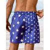 imageCUPSHE Mens Swim Trunks Board Shorts 55 Inch Inseam Mens Swim Shorts Pockets DrawstringIndigo BlueStars