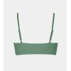 imageCUPSHE Womens Bikini Top Bathing Suit V Neck Adjustable Spaghetti Straps Twist FrontArmy Green