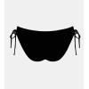 imageCUPSHE Womens Swimsuit Bikini Bottom Reversible Color Block Low Rise Side Strappy Self TieDark GreenBlack