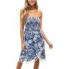 Blue White Floral