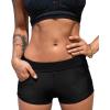 imageCUPSHE Womens Swimsuit Bikini Bottom Swim Board Shorts Quick Dry with Liner Pockets Full CoverageBlack
