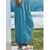 imageCUPSHE Women Baggy Wide Leg Pants High Waisted Loose Fit Trousers with Pockets Causal Vacation OutfitsBlue