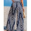 imageCUPSHE Womens Wide Leg Pants Elastic High Waisted Beach Trousers Cotton Linen Summer PalazzoBlack