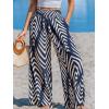 imageCUPSHE Womens Wide Leg Pants Elastic High Waisted Beach Trousers Cotton Linen Summer PalazzoBlack