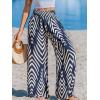 imageCUPSHE Womens Wide Leg Pants Elastic High Waisted Beach Trousers Cotton Linen Summer PalazzoBlack