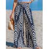 imageCUPSHE Womens Wide Leg Pants Elastic High Waisted Beach Trousers Cotton Linen Summer PalazzoBlack