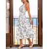 imageCUPSHE Women Halter Floral Summer Dresses Plunge V Backless Sleeveless Casual Vacation Dress Beach Holiday Midi SundressBlack