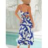 imageCUPSHE Womens Long Dresses Summer Sleeveless Beach Casual Side Slit Spaghetti Straps Vacation Graduation Midi DressMidnight Blue
