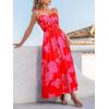 imageCUPSHE Womens Maxi Dresses Casual Summer Sundress Sleeveless Floral Spaghetti Straps Long Beach Formal DressRed Floral