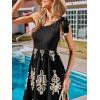 imageCUPSHE Womens Smocked One Shoulder Summer Dresses Sleeveless Vacation Maxi Dress Long Beach SundressBlack