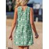 imageCUPSHE Womens Summer Dresses 2025 High Neck Halter Sleeveless Sundress Crossover Beach Coverup DressGreen