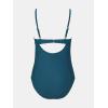 imageCUPSHE Womens One Piece Swimsuit Maternity Wrapped Front Ruched Pregnancy Bathing Suit Back Hook CutoutNavy Blue