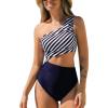 Navy/White Striped