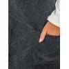 imageCUPSHE Women Corduroy Fall Dresses Front Bib Pocket Square Neck Wide Strap Casual Overall Mini DressGrey