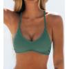 imageCUPSHE Bikini Top for Women Bathing Suit Criss Cross Self Tie Spaghetti Straps V Neck
