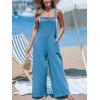imageCUPSHE Womens Loose Sleeveless Jumpsuits Long Pants Romper Overalls Trendy OutfitsBlue
