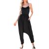 imageCUPSHE Womens Jumpsuits Scoop Neck Loose Tapered Leg Overall Sleeveless Outfit Casual