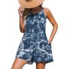 imageCUPSHE Womens Romper Sleeveless Loose fit Wide Leg Jumpsuits Overall Beach Outfits Travel Vacation Clothe XSBlue