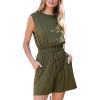 imageCUPSHE Womens Summer Rompers 2024 Trendy Sleeveless Adjustable Waist Shorts With Pockets Fashion Outfits