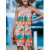 imageCUPSHE Womens Spaghetti Strap Swimsuit Cover Ups Sleeveless Beach Swim Basic Tshirt DressFlamingos