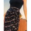 imageCUPSHE Womens Party Dresses Casual Halter Sleeveless Wrap Floral Belted Long Cocktail Summer DressBlack